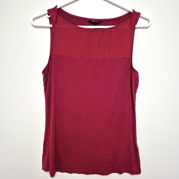 RW&Co Women’s Burgundy Sleeveless Top – Size M - Picture 1 of 5